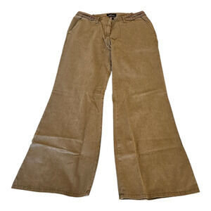 MODA International Olive Green Utility Pants Women’s Size 10 Adjustable Waist